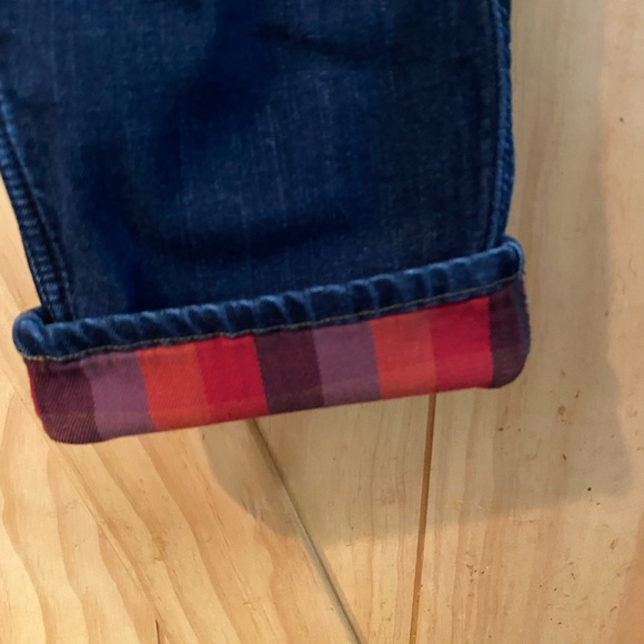 Carhartt Plaid Lined Women’s Jeans Like NEW - Picture 3 of 11
